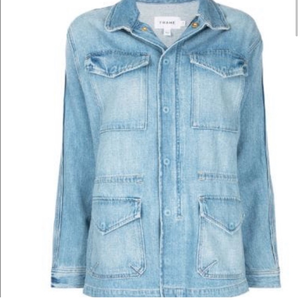 Frame Denim Light Blue Denim Jacket